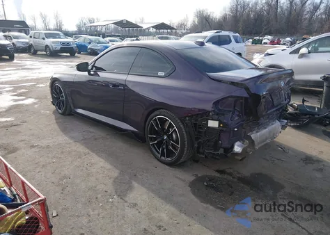 2025 BMW M240 I xDrive from USA, damaged, VIN 3MW53CM00S8F21251